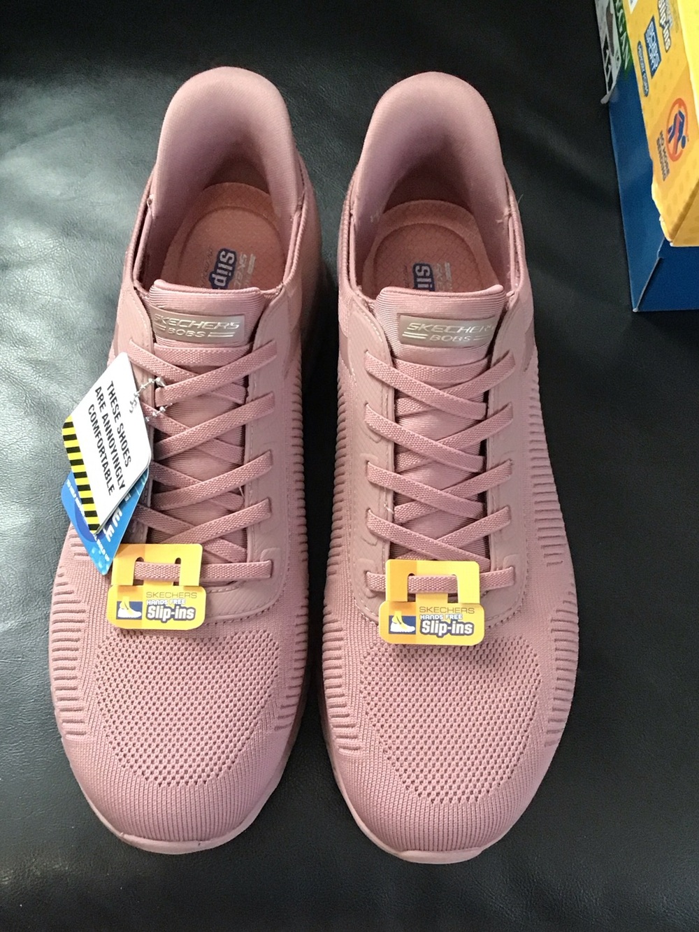 Skechers BOBS Sport Slip-In Sneakers - Mauve Pink - Picture 3 of 9